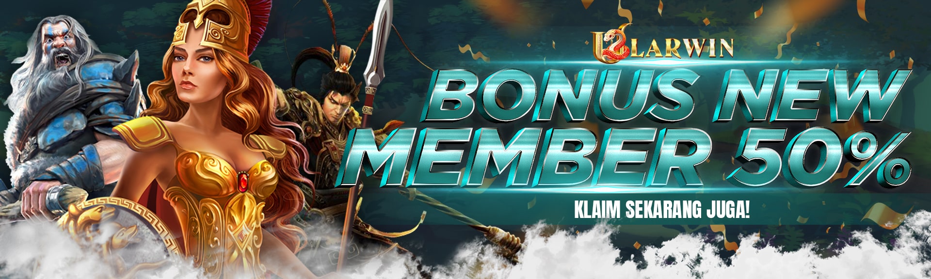 BONUS MEMBER BARU 50%